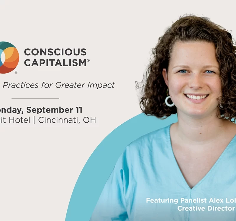 Alex Lohmann speaking at Conscious Capitalism